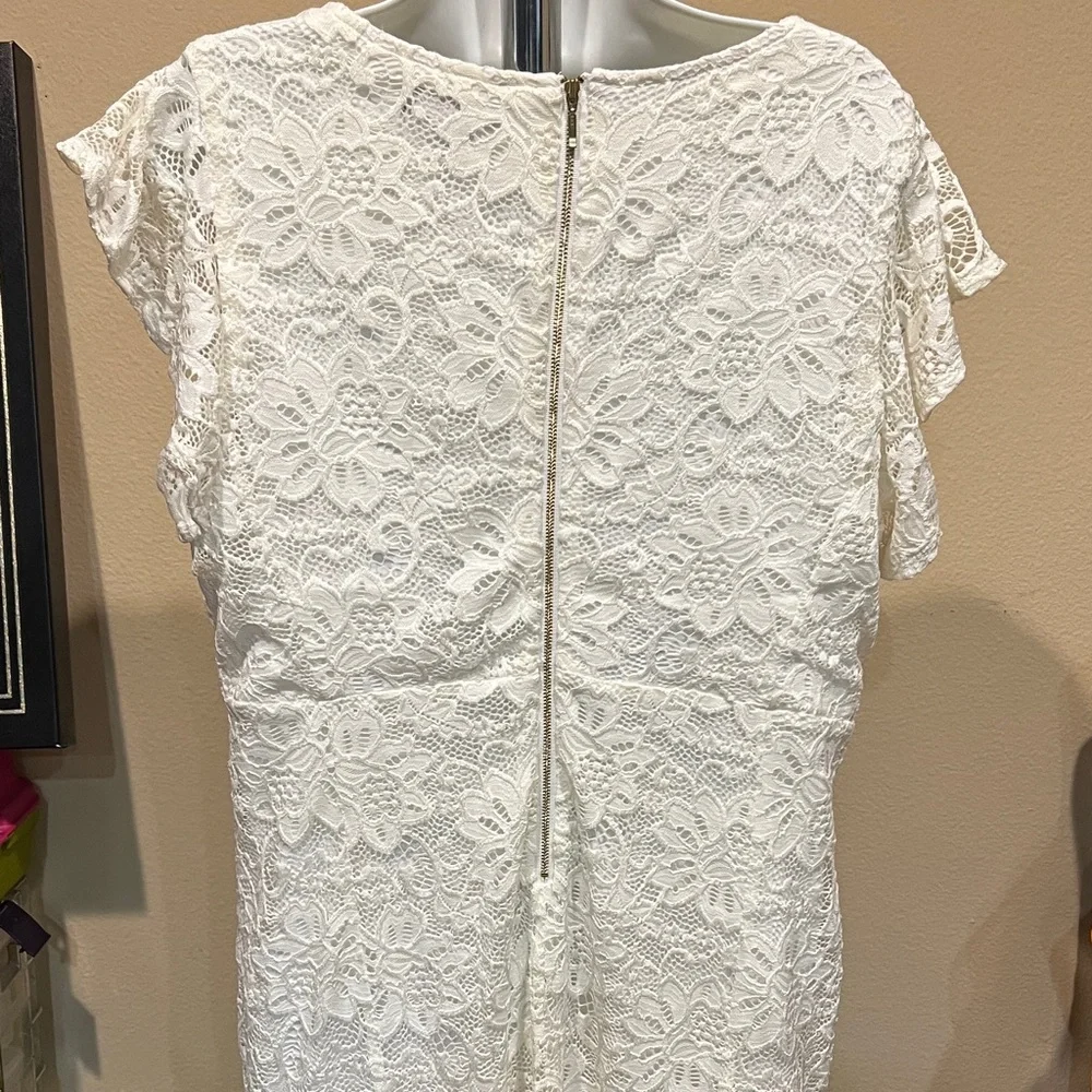 Liz Claiborne Ivory Lace Dress - Picture 2 of 4